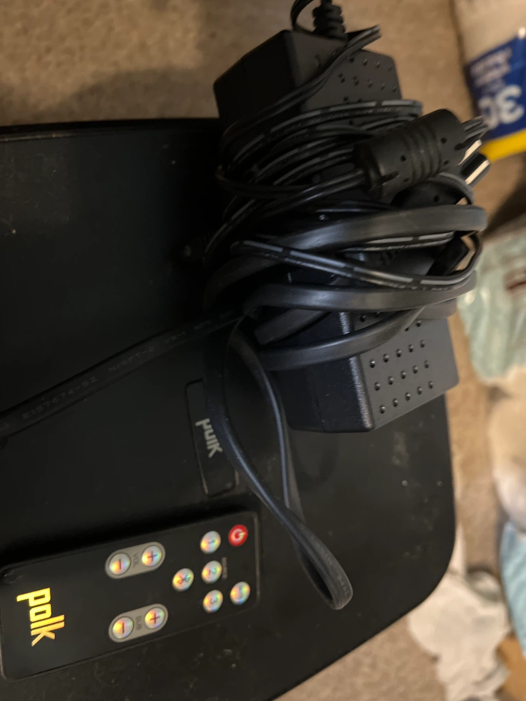 Polk Audio Soundbar with Subwoofer and Remote - photo 3