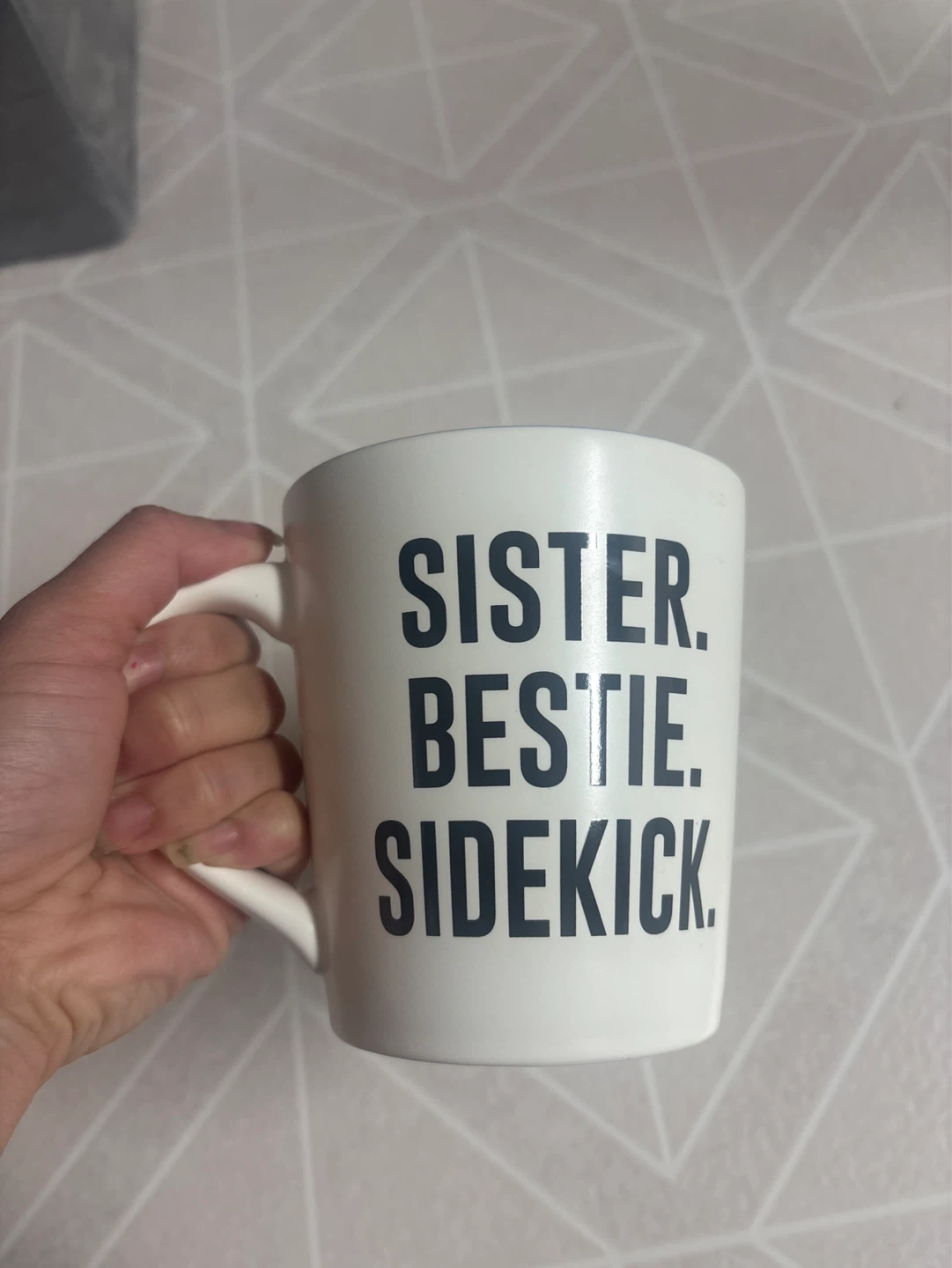 Indigo "Sister. Bestie. Sidekick." Mug