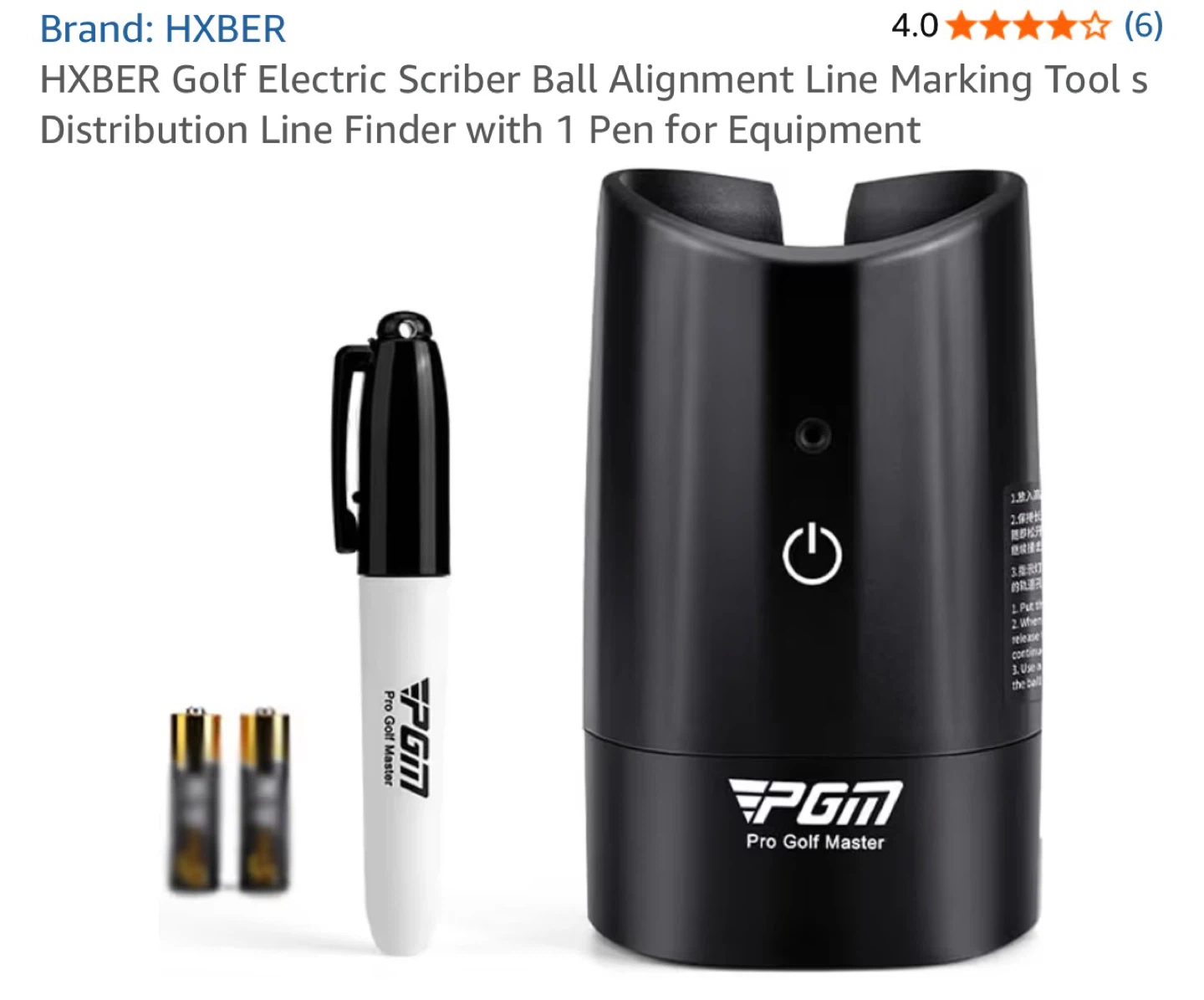 PGM Pro Golf Master Electric Ball Line Marker