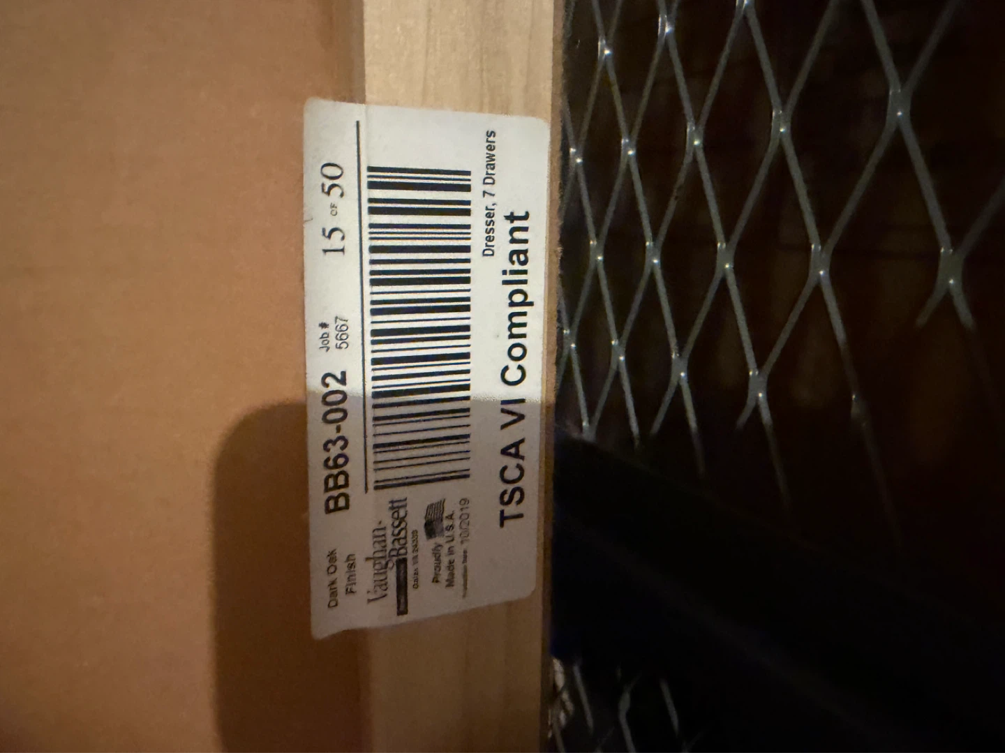 Vaughan Bassett Dark Oak Dresser - 7 Drawers - photo 3