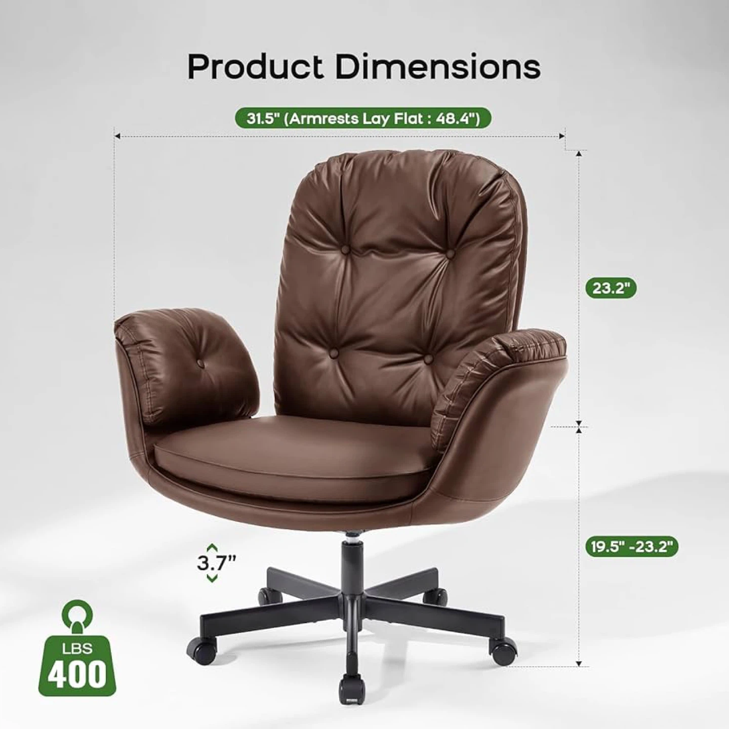 🔥 Criss Cross Executive Office Chair (400LB Capacity) - photo 3
