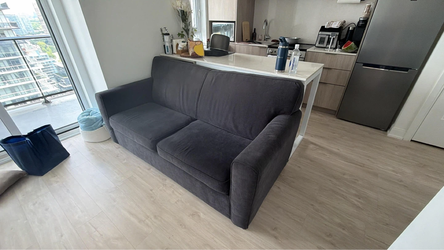 Dark Grey Sofa Bed - photo 2