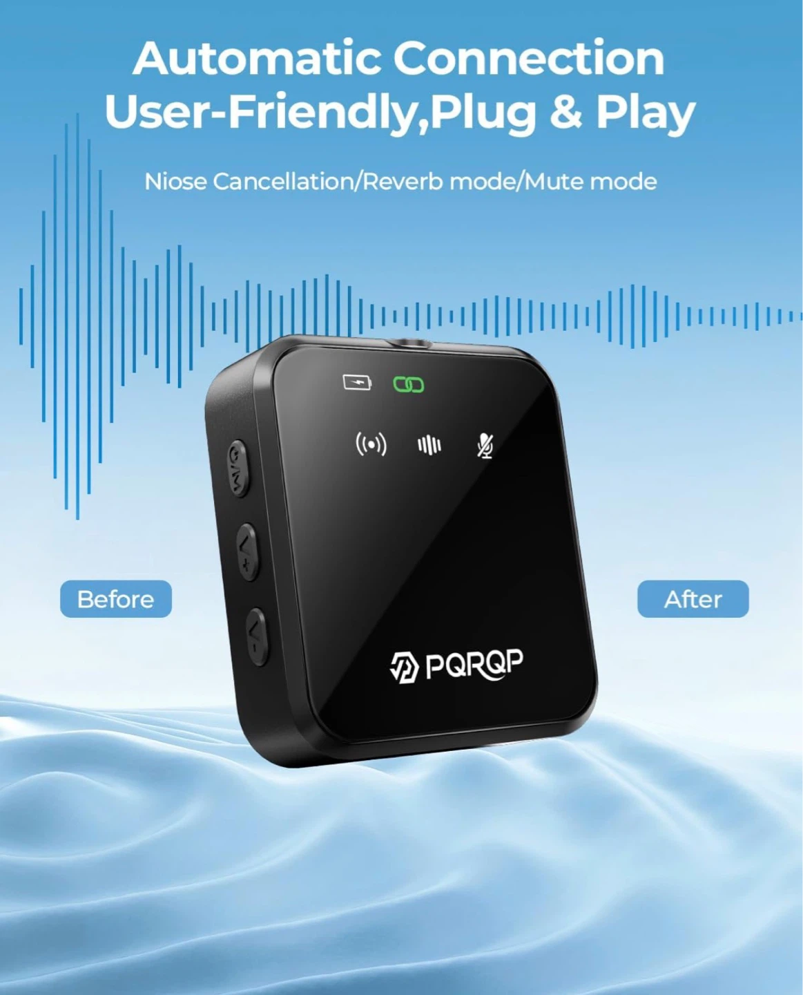 PQRQP 3-in-1 Mini Wireless Microphone - photo 2