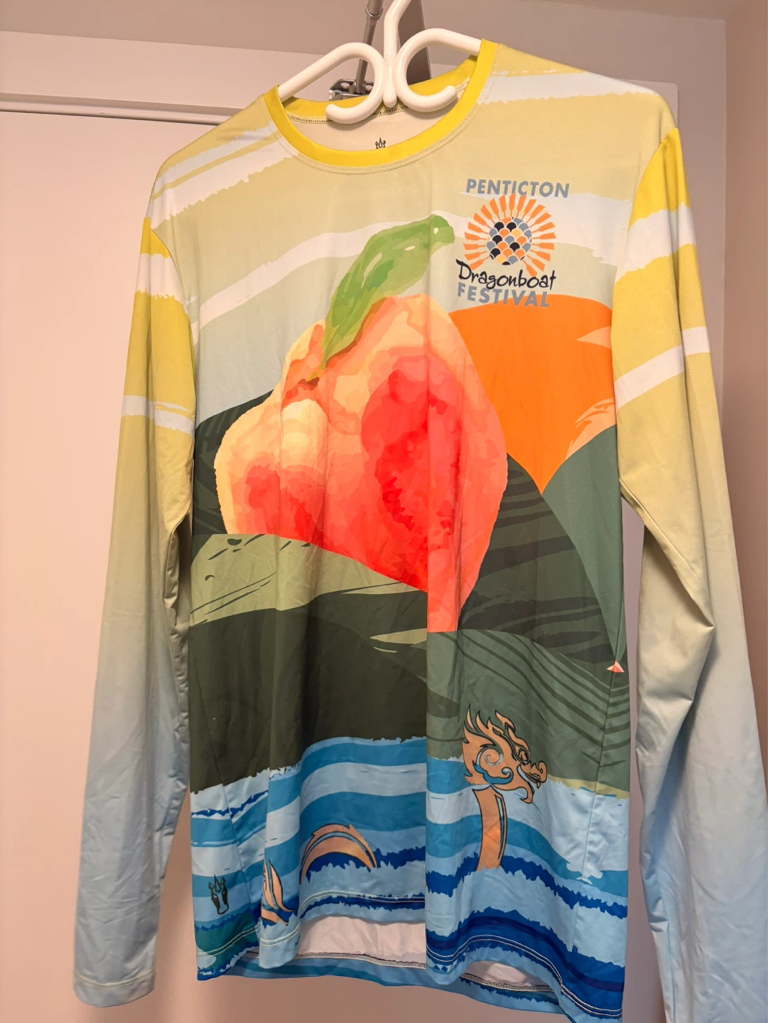 Penticton Dragonboat Festival Long Sleeve Shirt Men's S/P