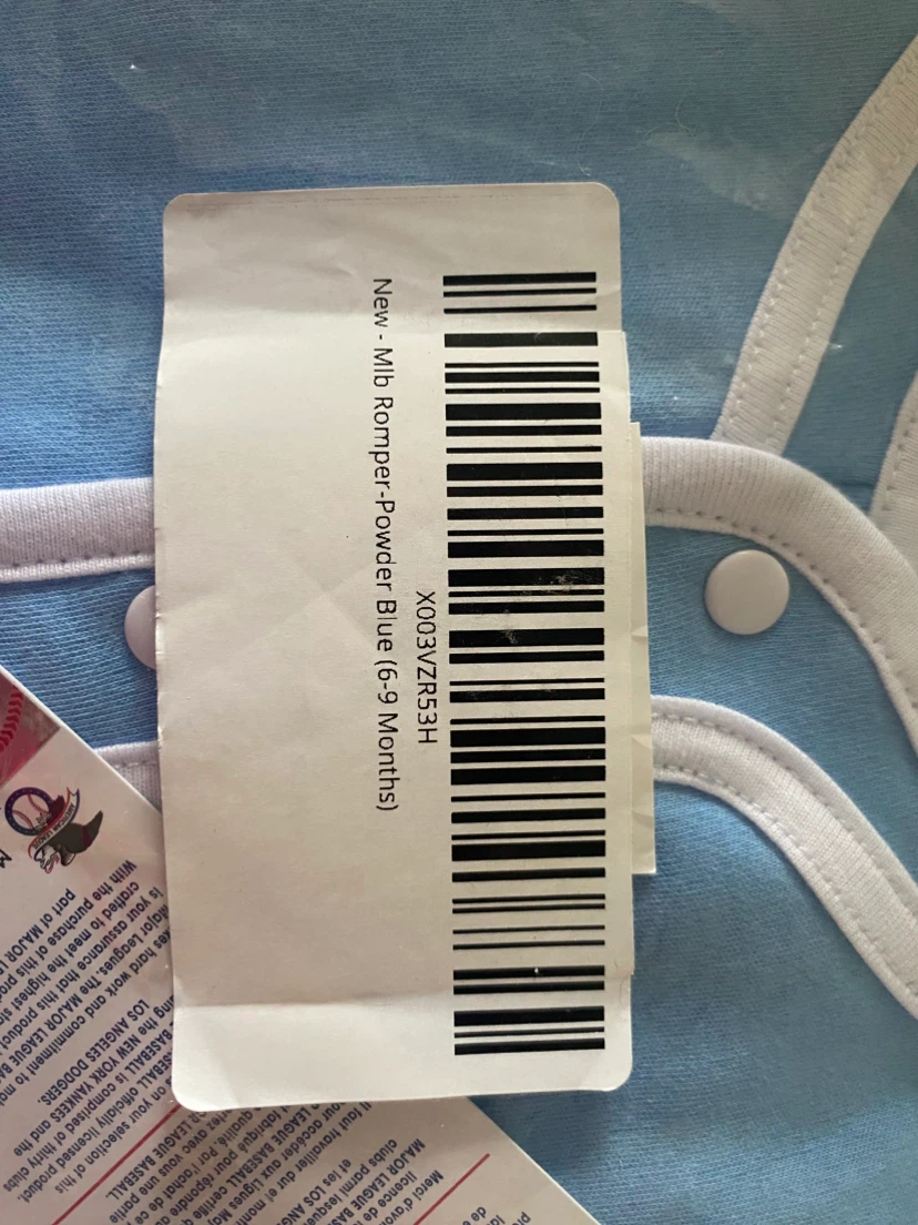 MLB Romper - Powder Blue (6-9 Months) - photo 2