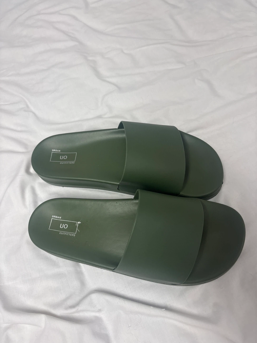 Urban Outfitters UO Slides - Green - Size 9 - photo 2