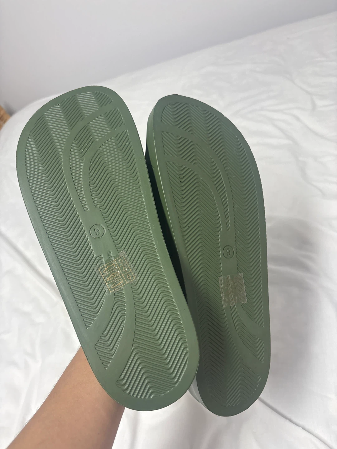 Urban Outfitters UO Slides - Green - Size 9 - photo 3