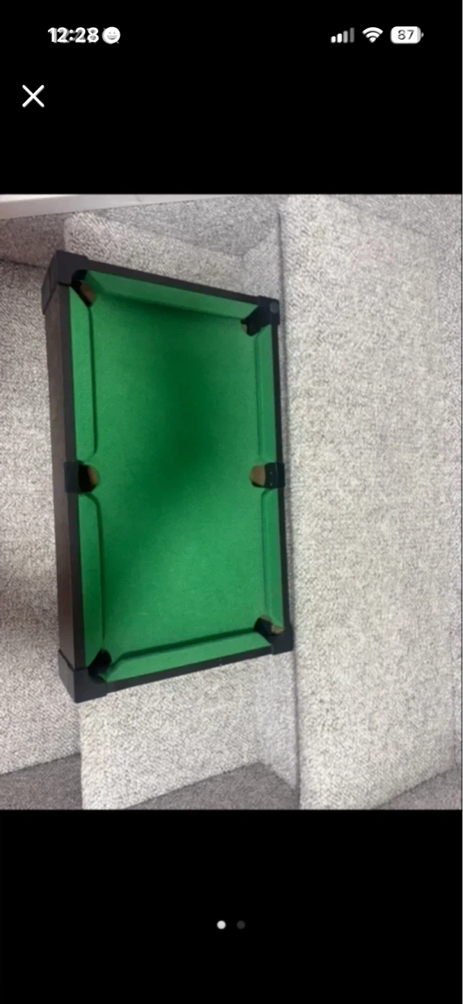Miniature Pool Table