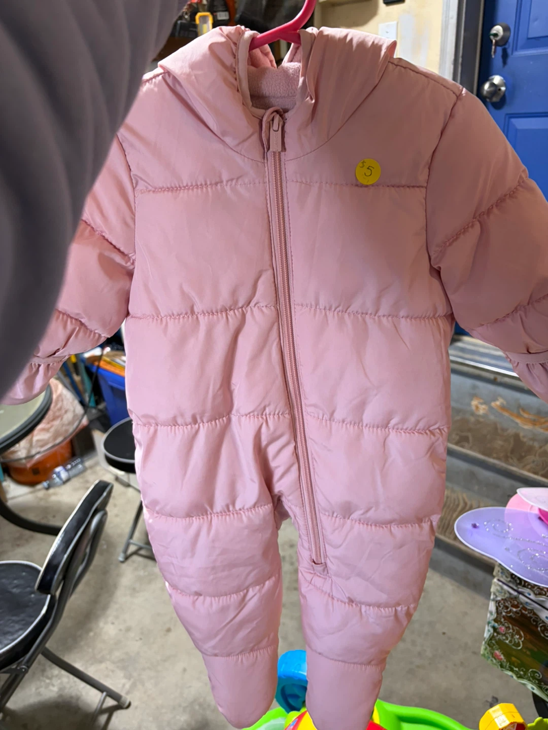 Pink Puffer Snowsuit