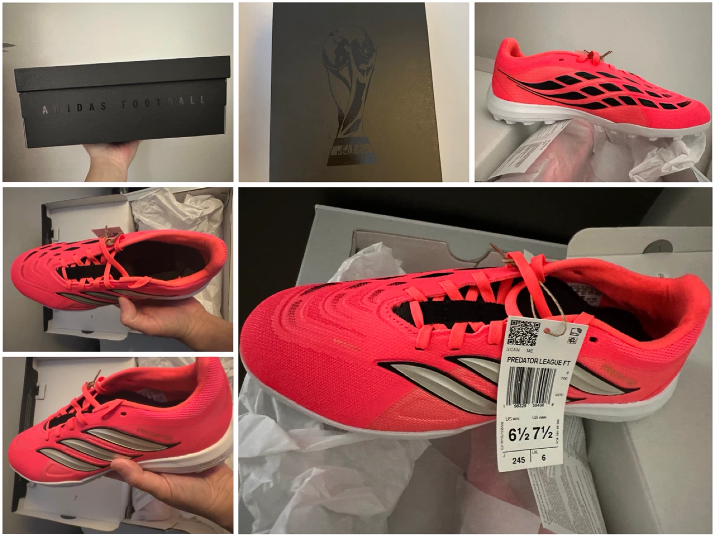 🔥Adidas Predator League Turf Soccer Cleats 7.5W/6.5M