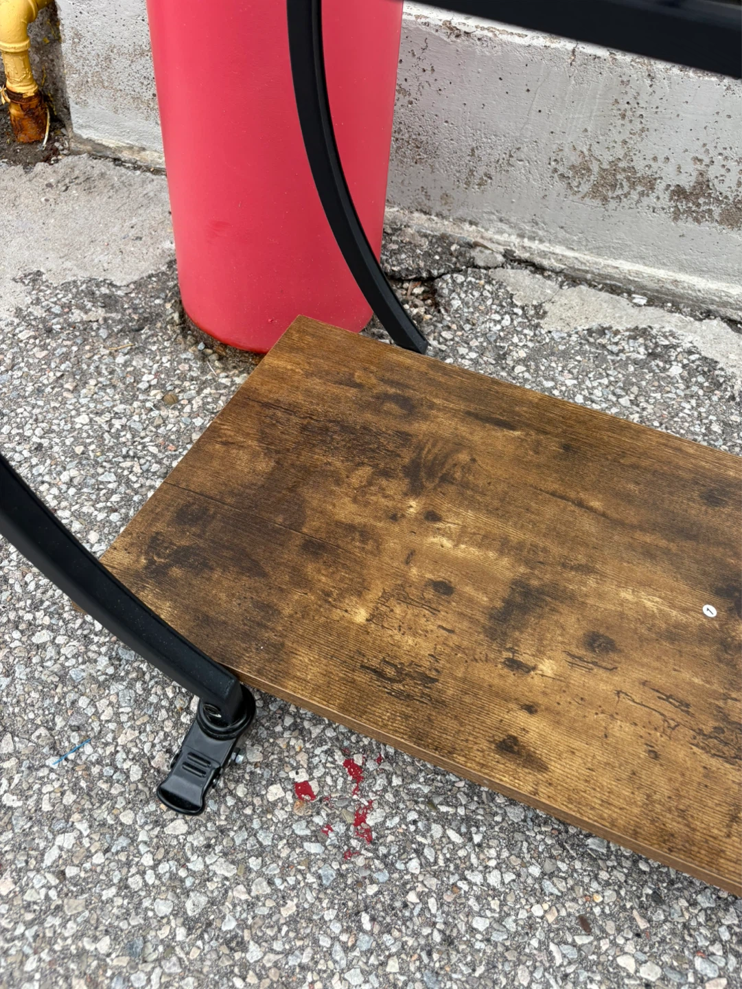 Industrial Style Rolling Bar Cart - photo 2