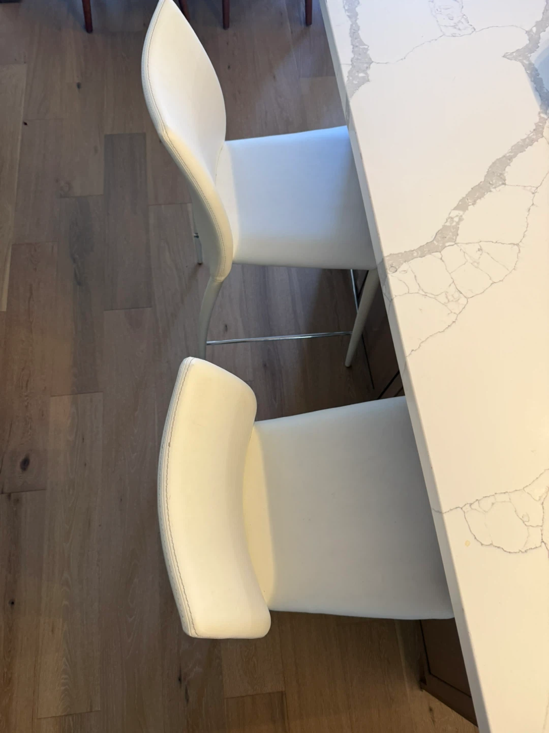 White  Bar Stools (Set of 2) - photo 3