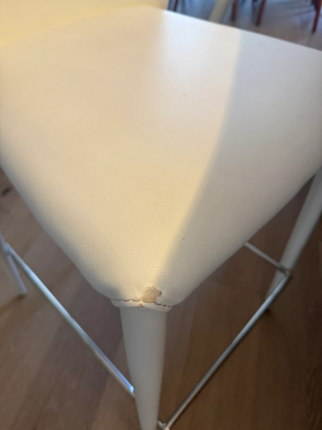 White  Bar Stools (Set of 2) - photo 2