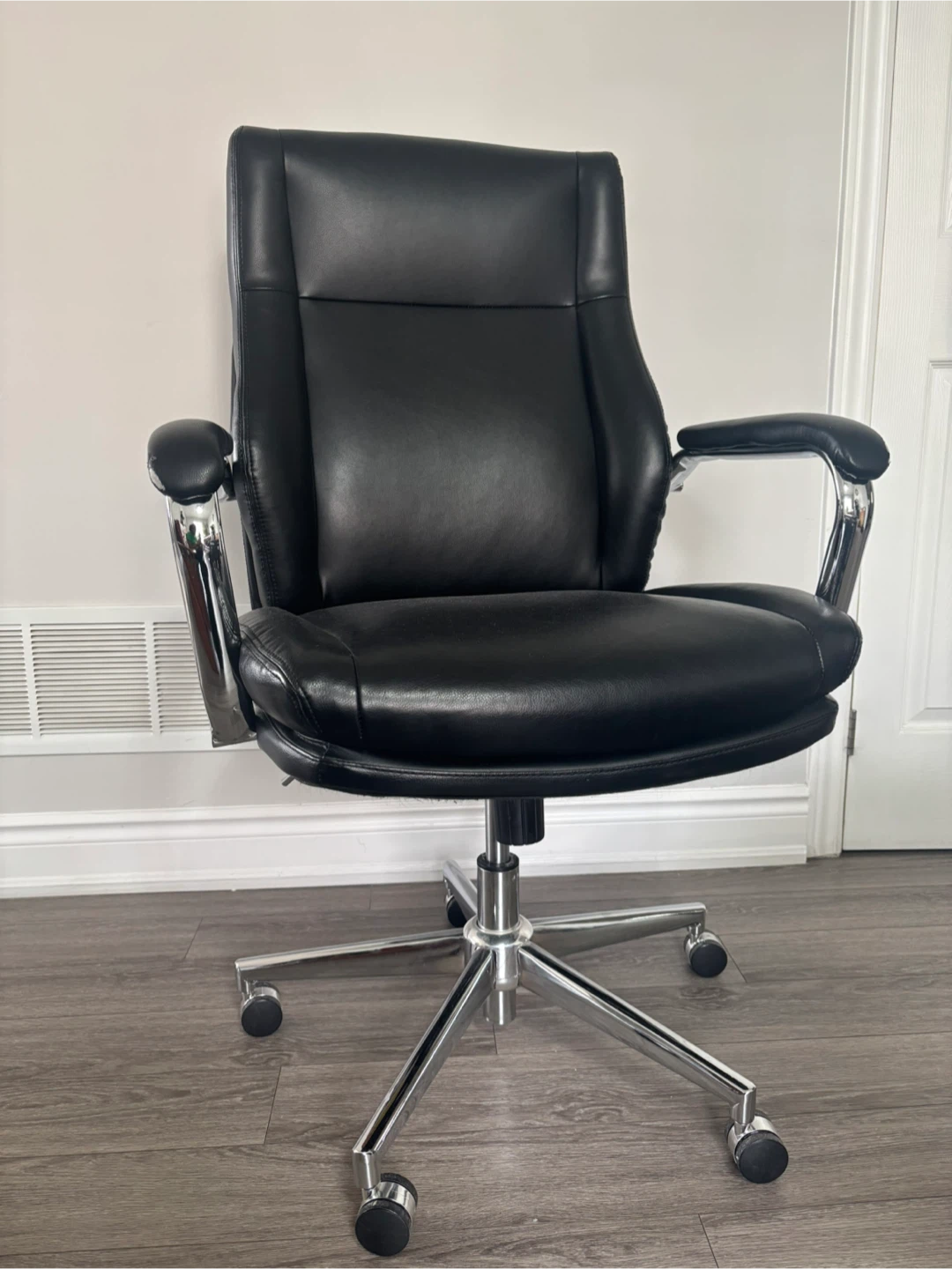 Black Leather Office Chair