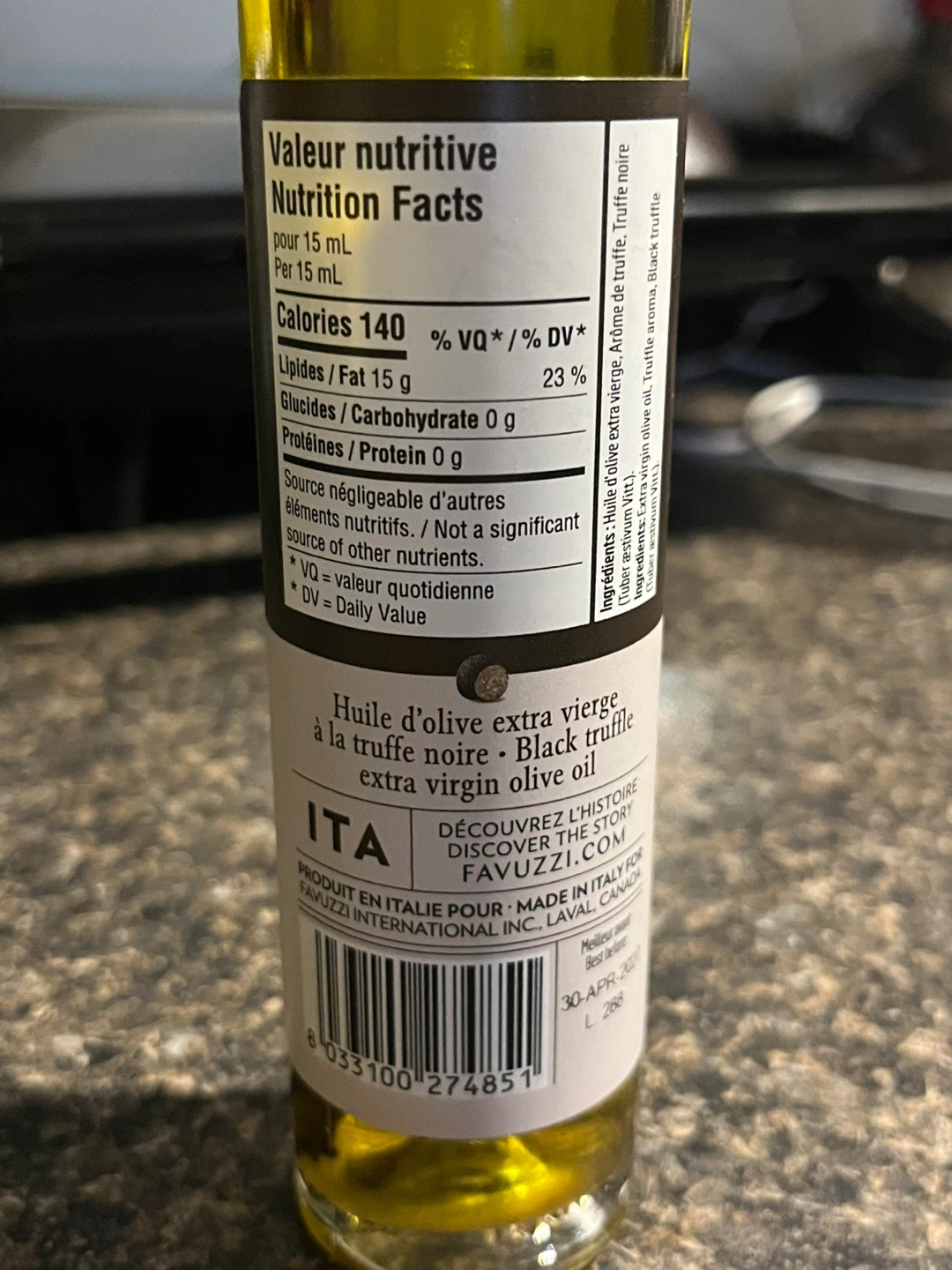 New FAVUZZI Black Truffle Olive Oil - photo 4