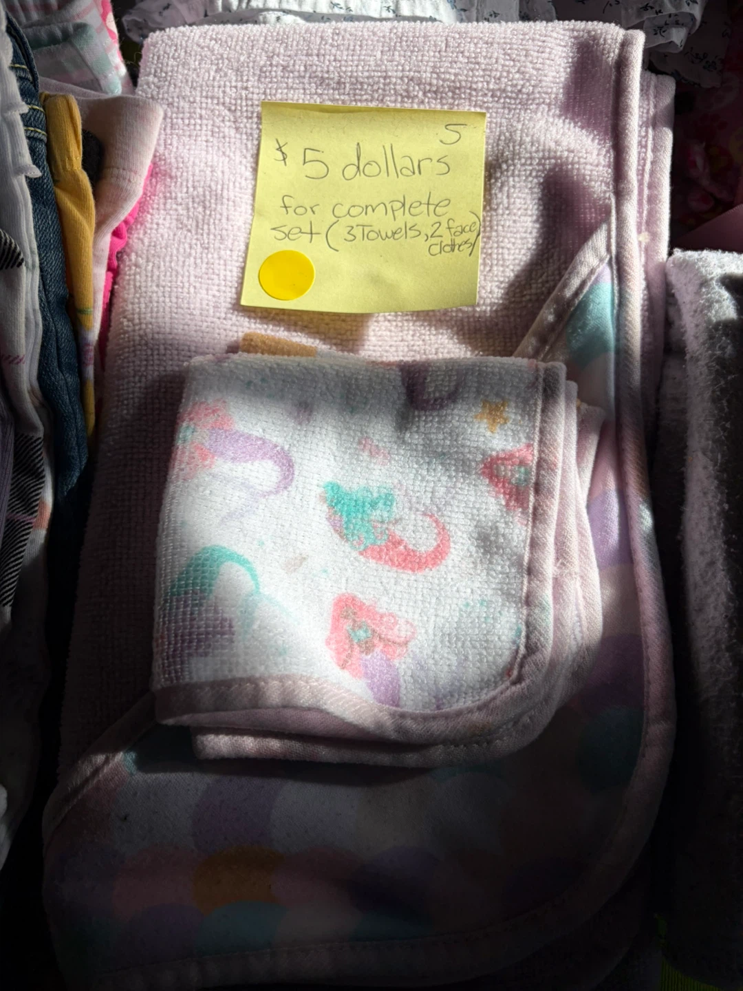 Baby Towel and Face Cloth Set