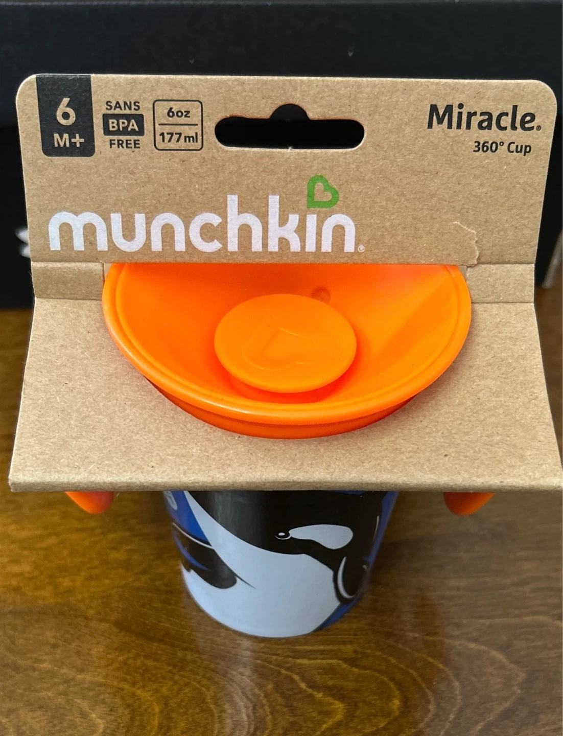 Munchkin Miracle 360 Cup - Orca Whale Design