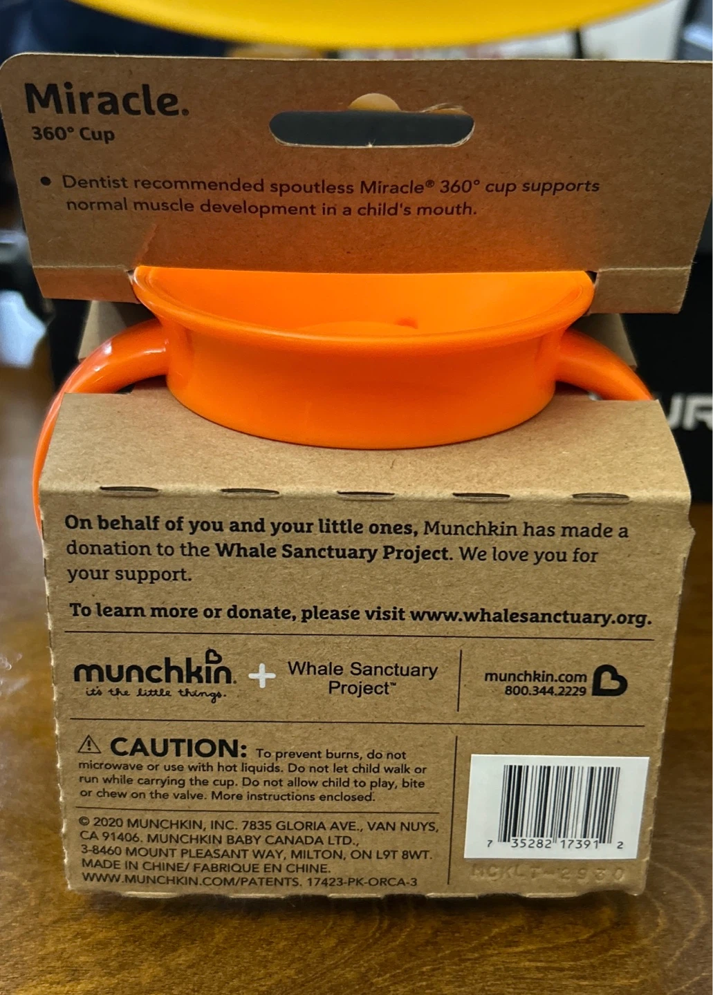 Munchkin Miracle 360 Cup - Orca Whale Design - photo 2