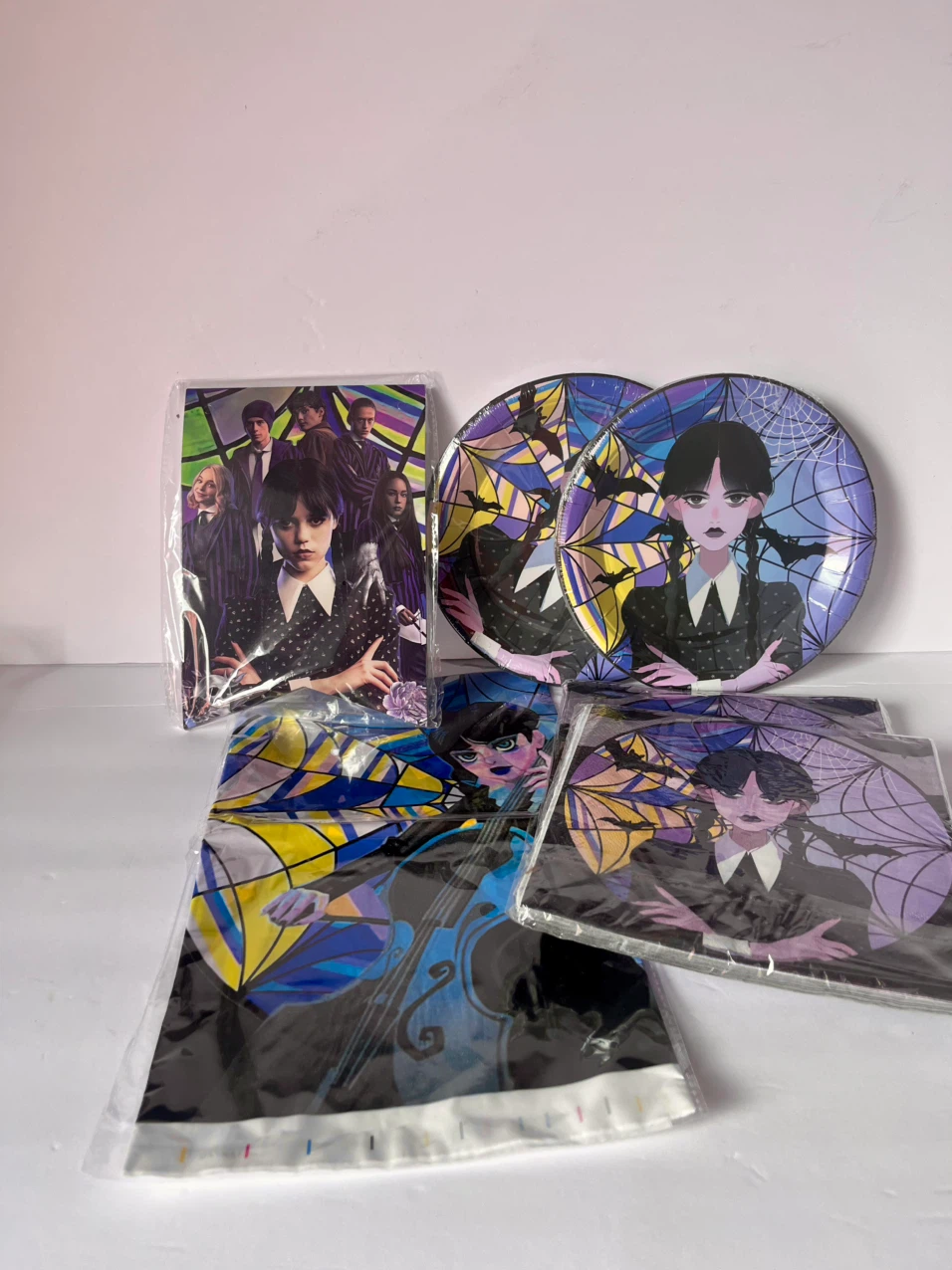 Wednesday Addams Party Supplies Lot