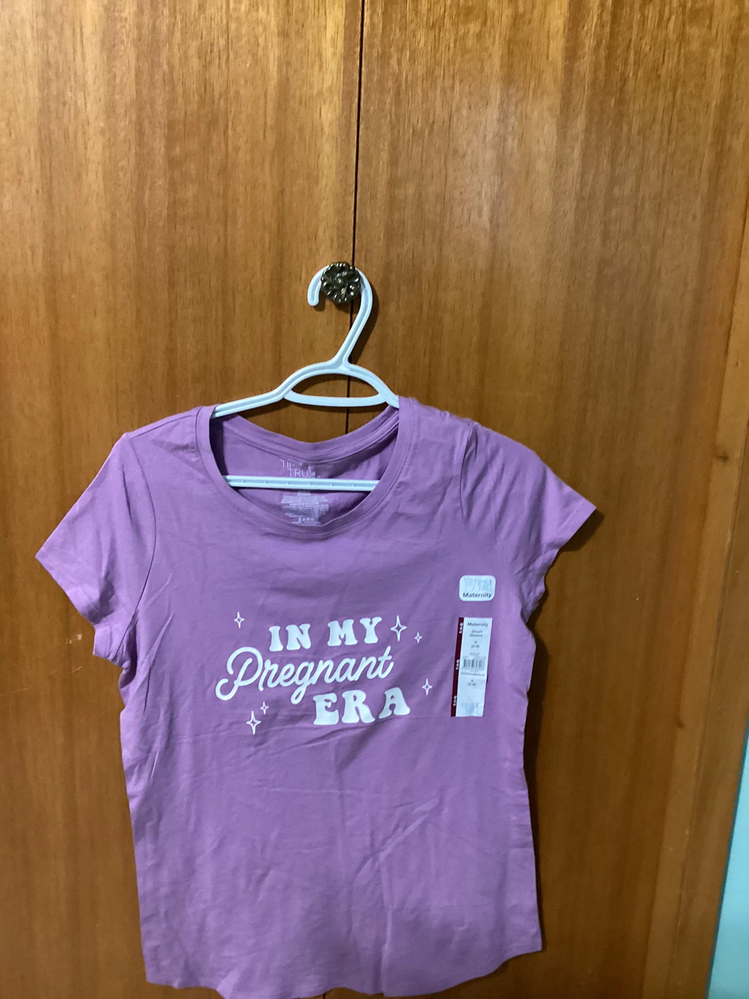 Time and Tru Maternity Graphic T-Shirts (Size S) - photo 2