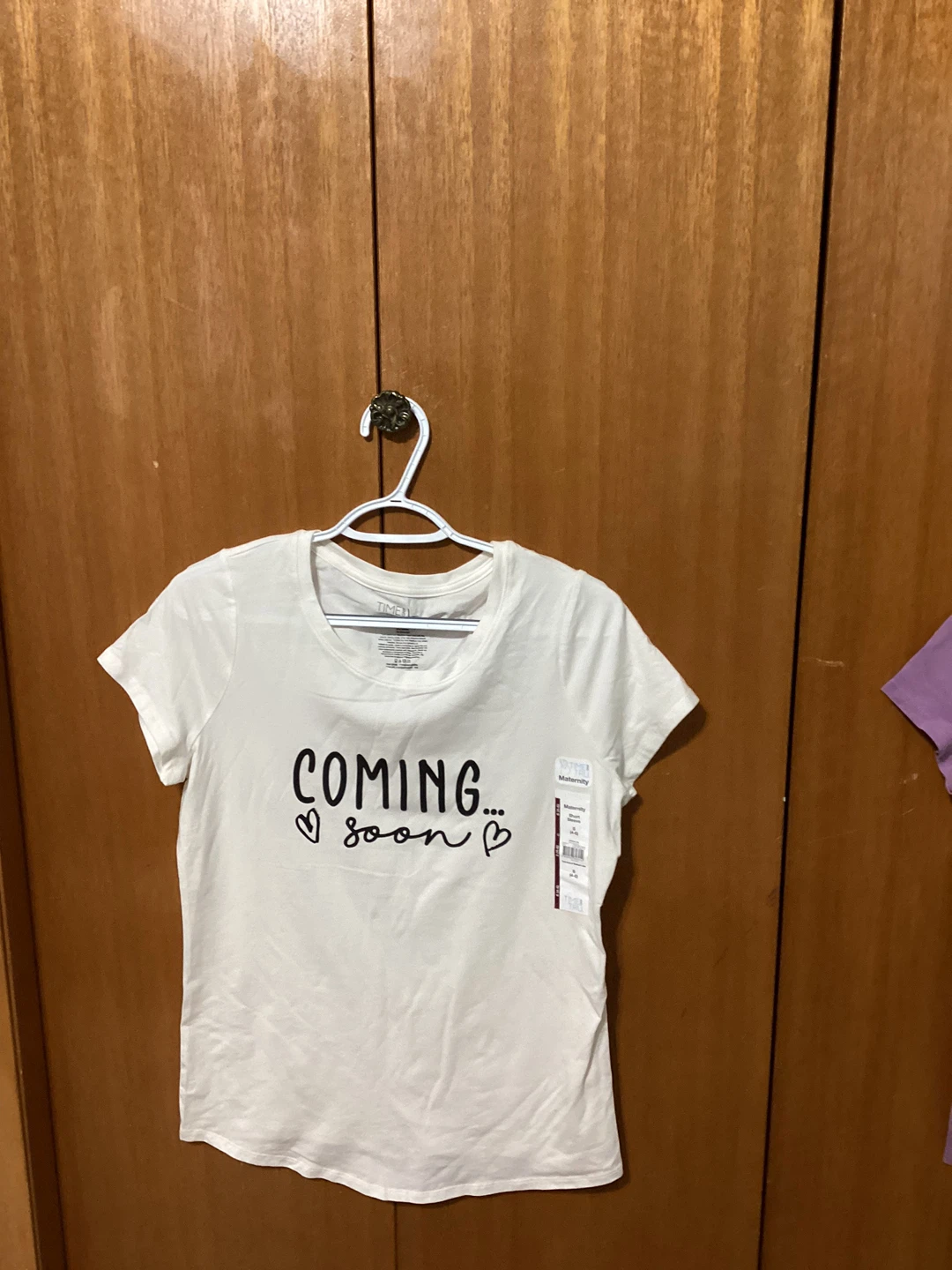 Time and Tru Maternity Graphic T-Shirts (Size S)