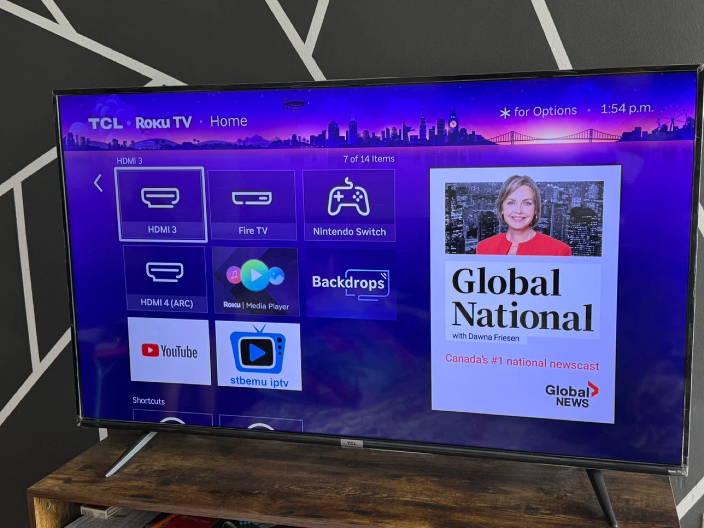 TCL Roku TV 55S435-CA & Desk - photo 2