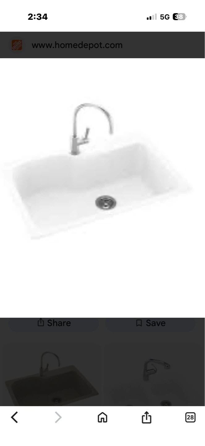 Swan Drop-In Kitchen Sink