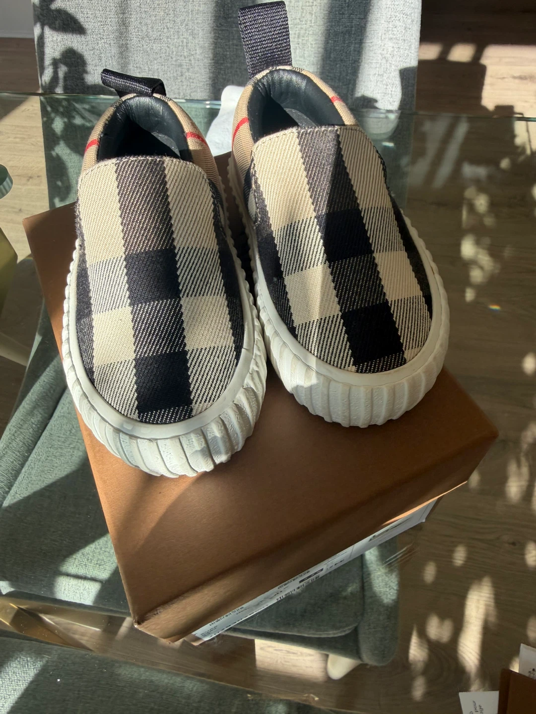 Burberry Slip-On Sneakers - Size 7.5 - photo 2