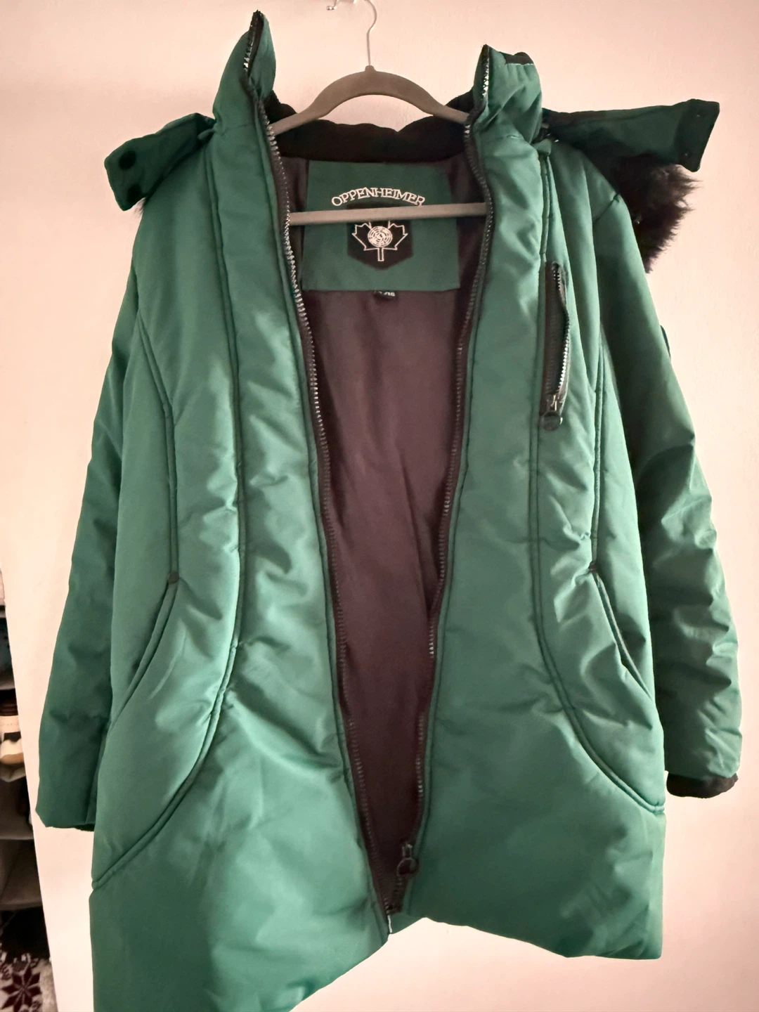 Oppenheimer Green Winter Coat