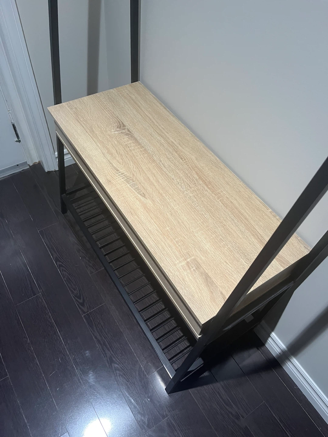 Hall Tree with Storage Bench and Coat Hooks - photo 4