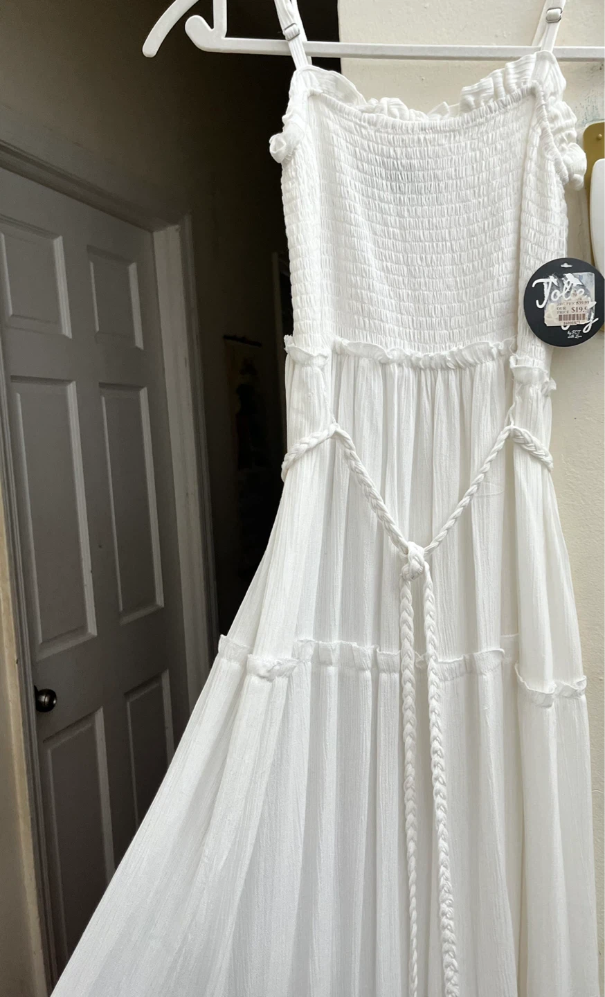 White Smocked Sundress