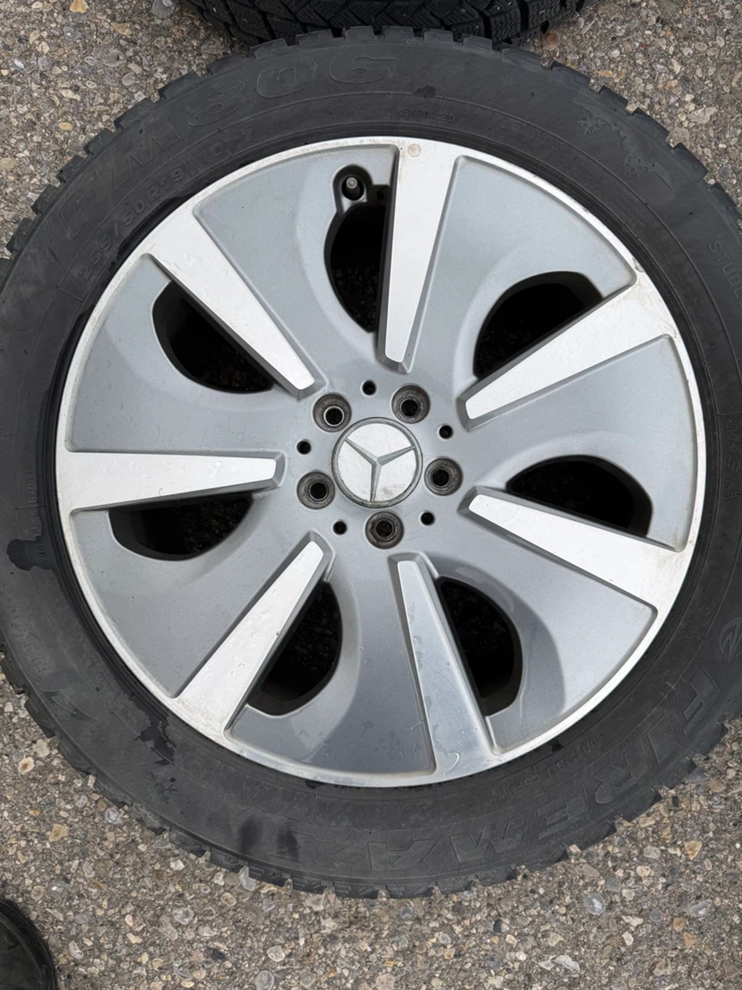 Set of 4 Mercedes-Benz Winter Wheels and Tires - photo 3