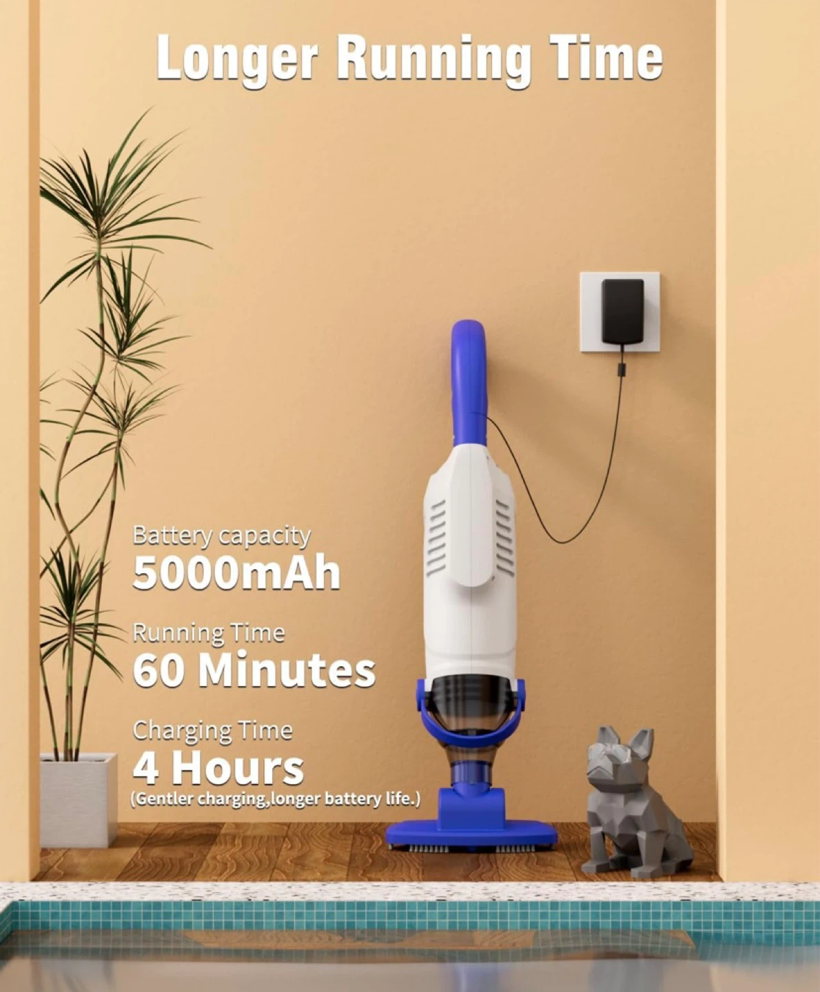 New Little Shark  Rechargeable Pool Vacuum - photo 5