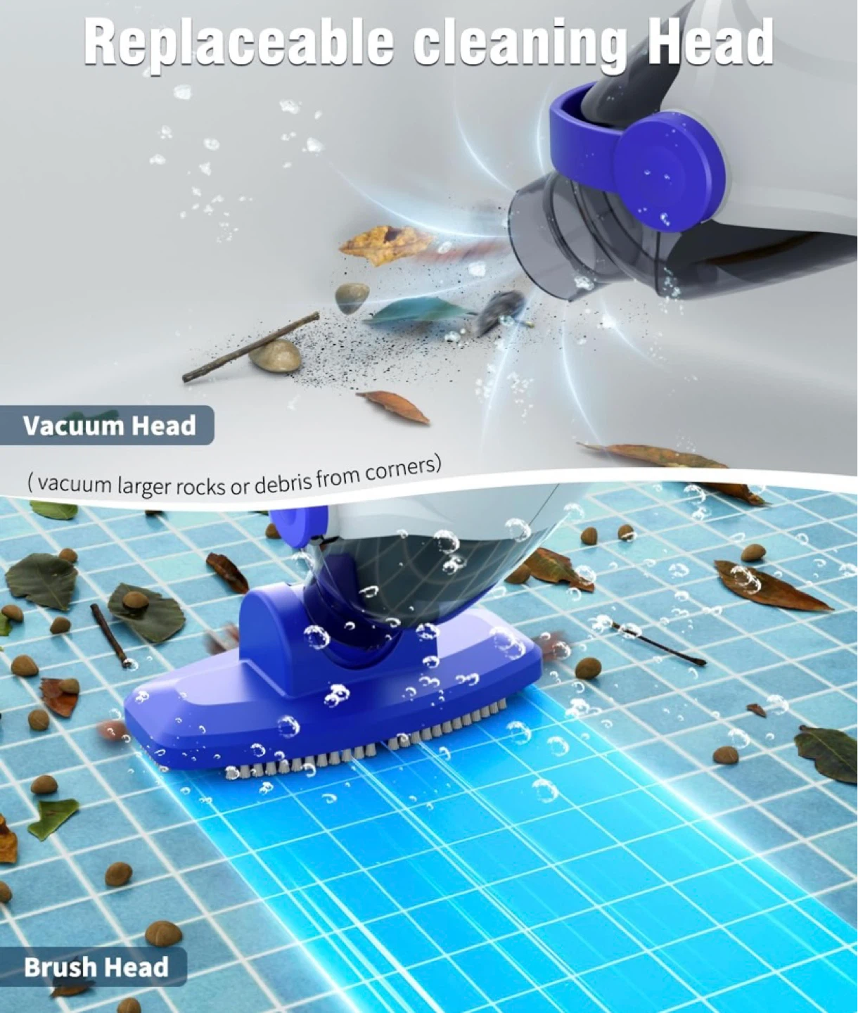New Little Shark  Rechargeable Pool Vacuum - photo 4