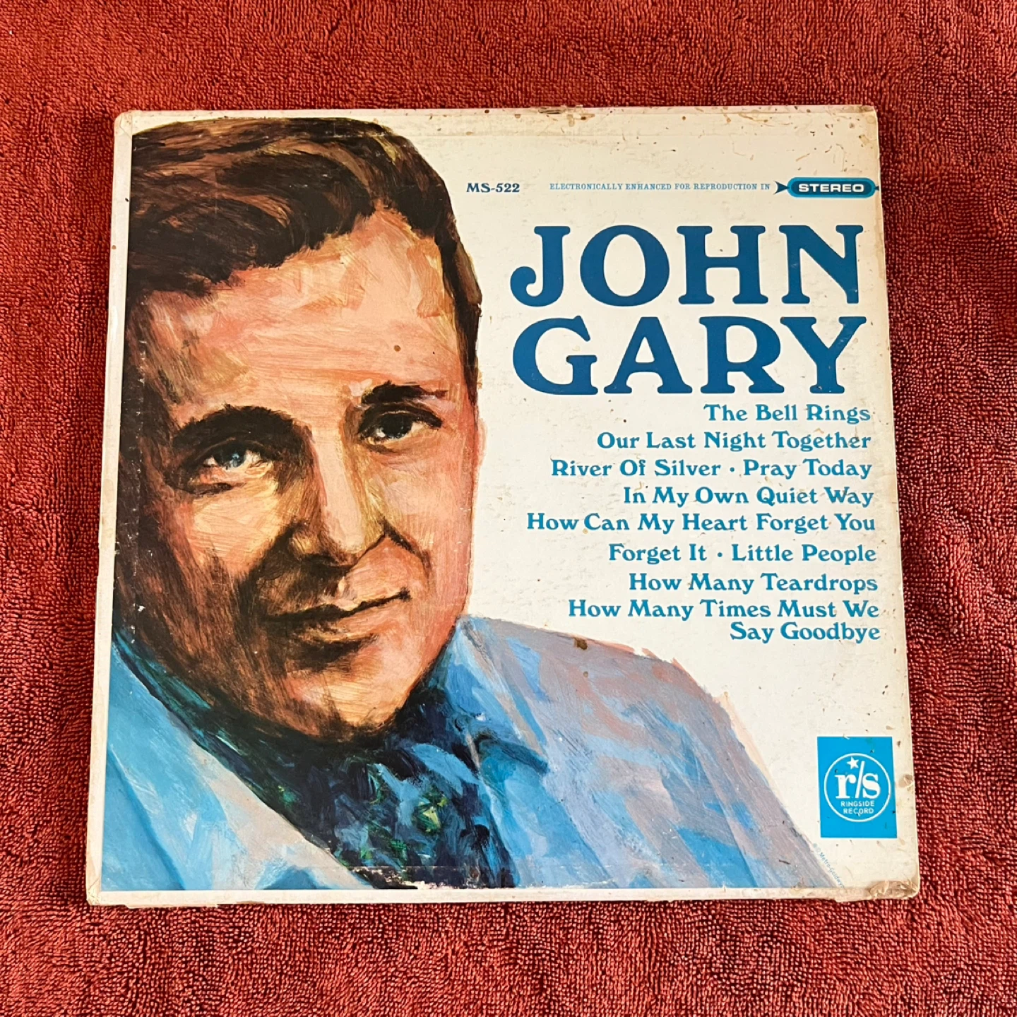 John Gary RingSide Vinyl Record MS 522