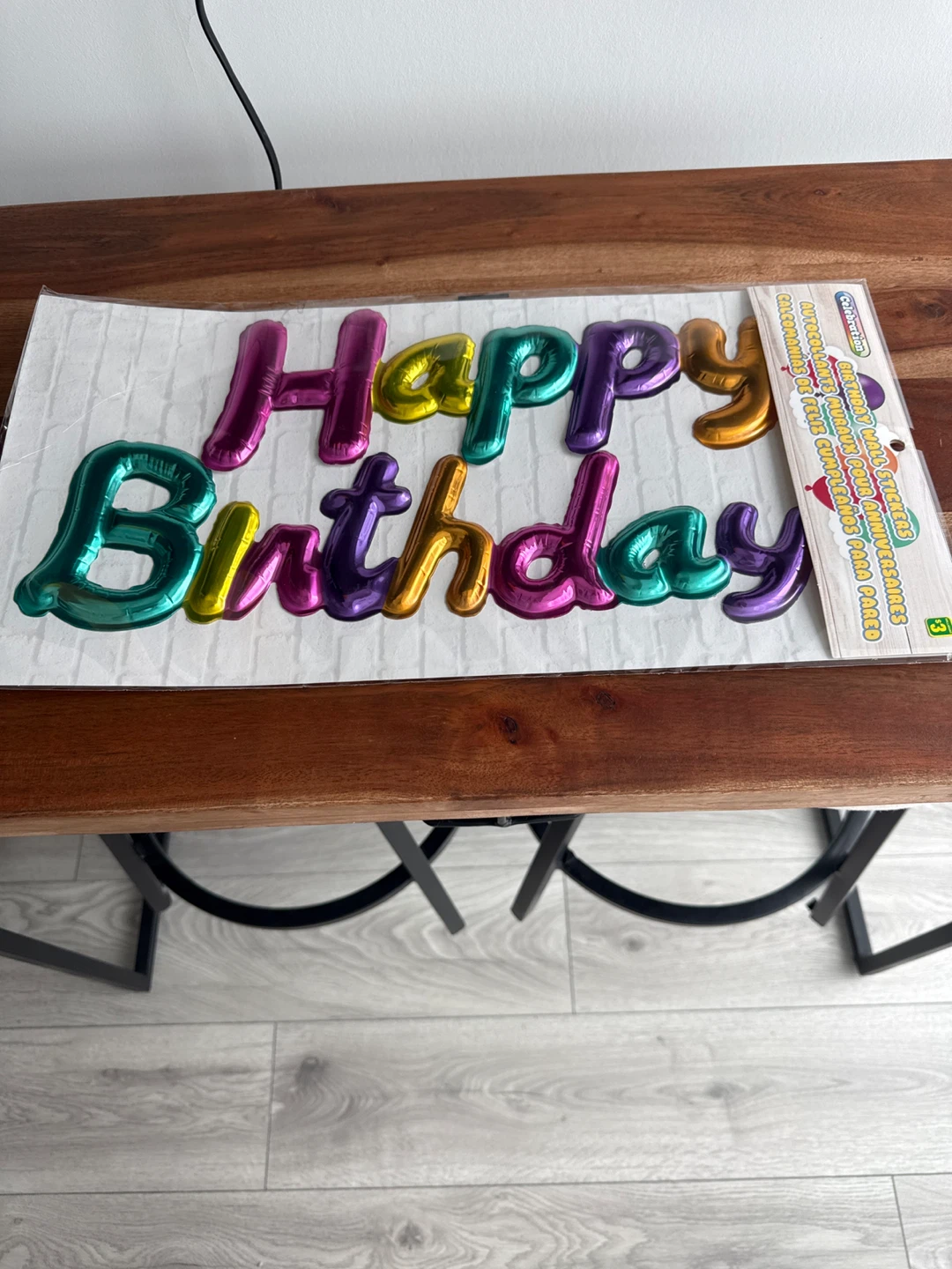Celebration "Happy Birthday" Wall Stickers