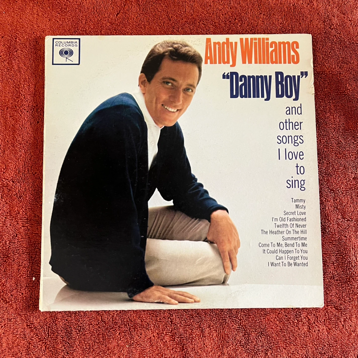 Andy Williams "Danny Boy" Vinyl Record