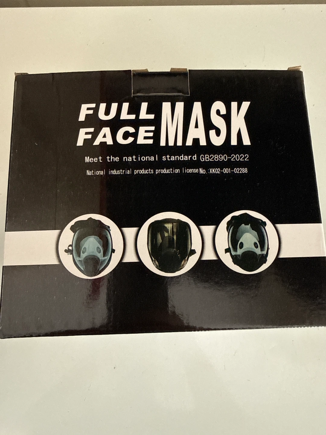 Full Face Mask with Multi Gas Vapor Cartridge P100