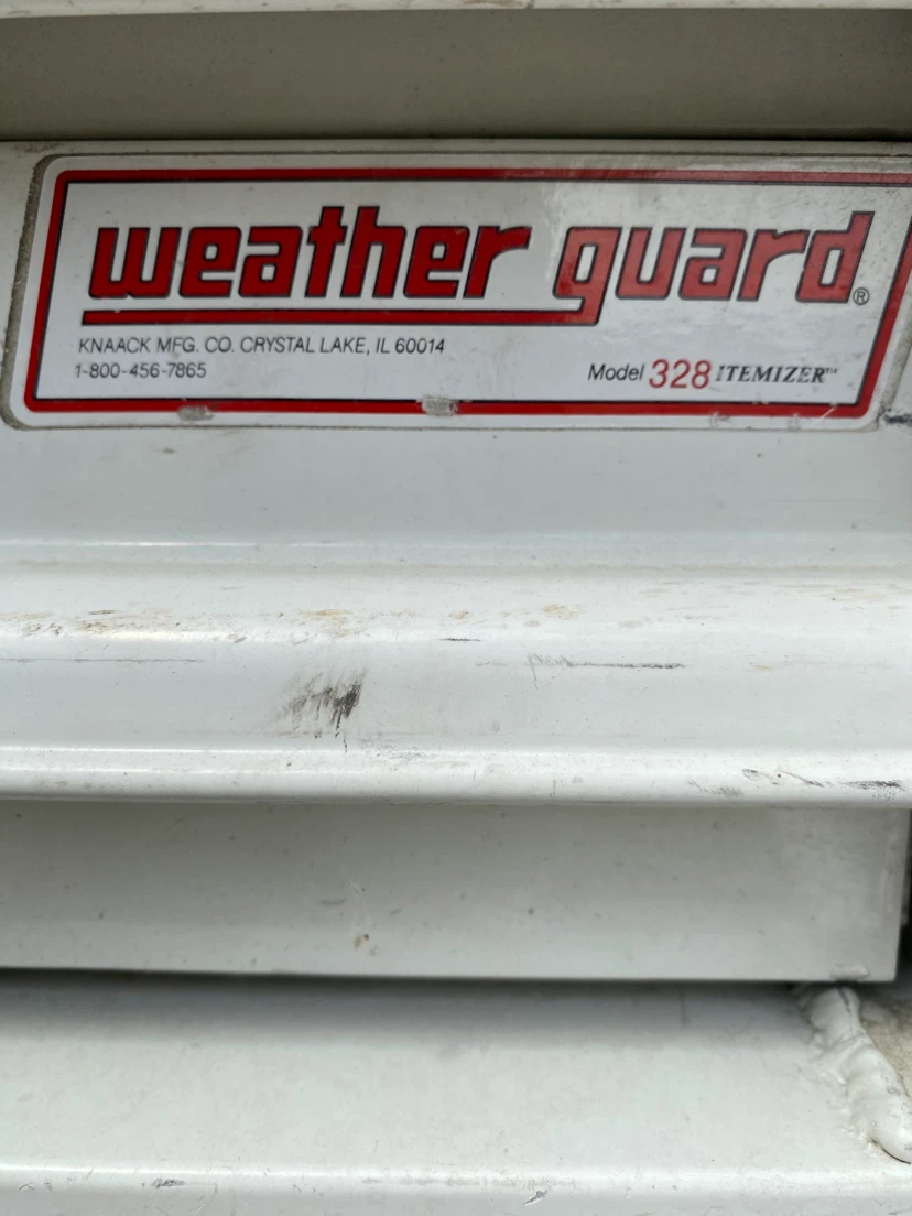 Weather Guard Model 328 Itemizer
