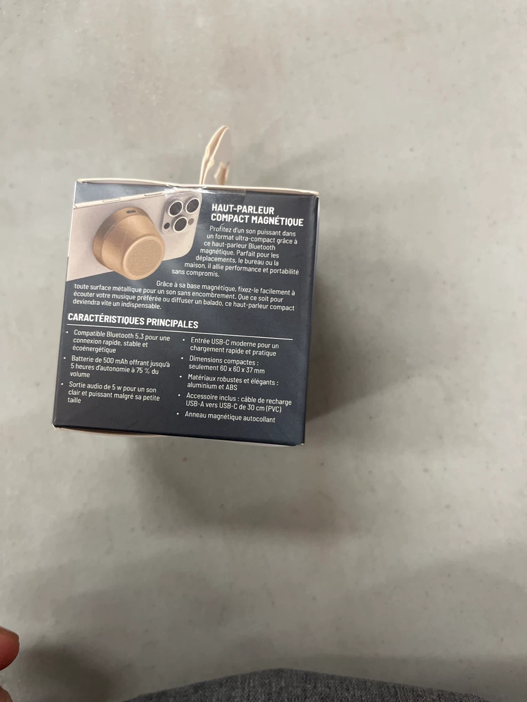 b Hip Magnetic Compact Speaker - photo 3