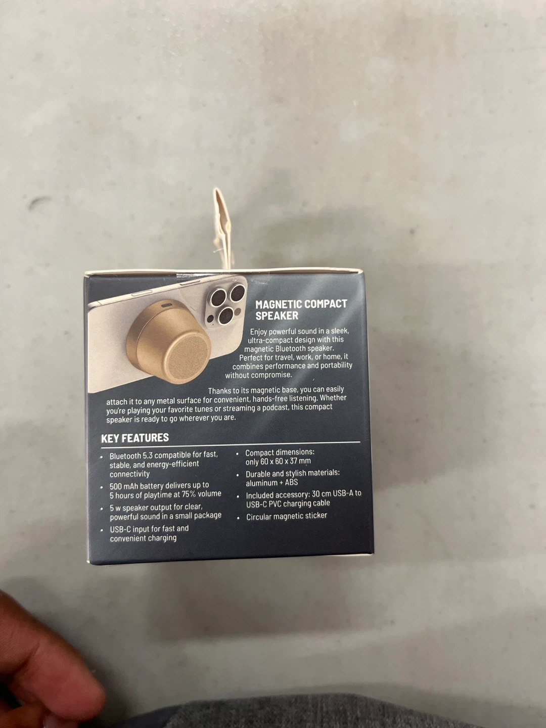 b Hip Magnetic Compact Speaker - photo 4