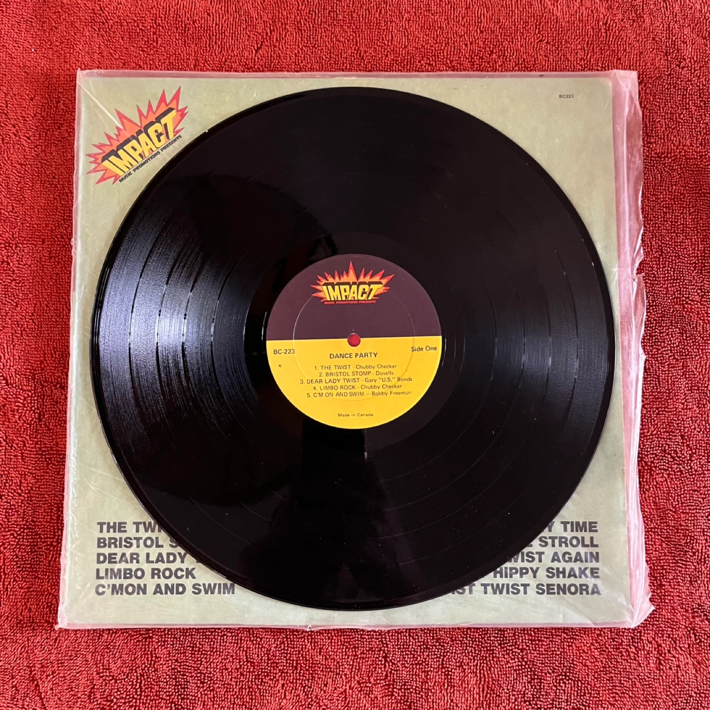 Impact Dance Party Original Artists Vinyl Record - photo 2
