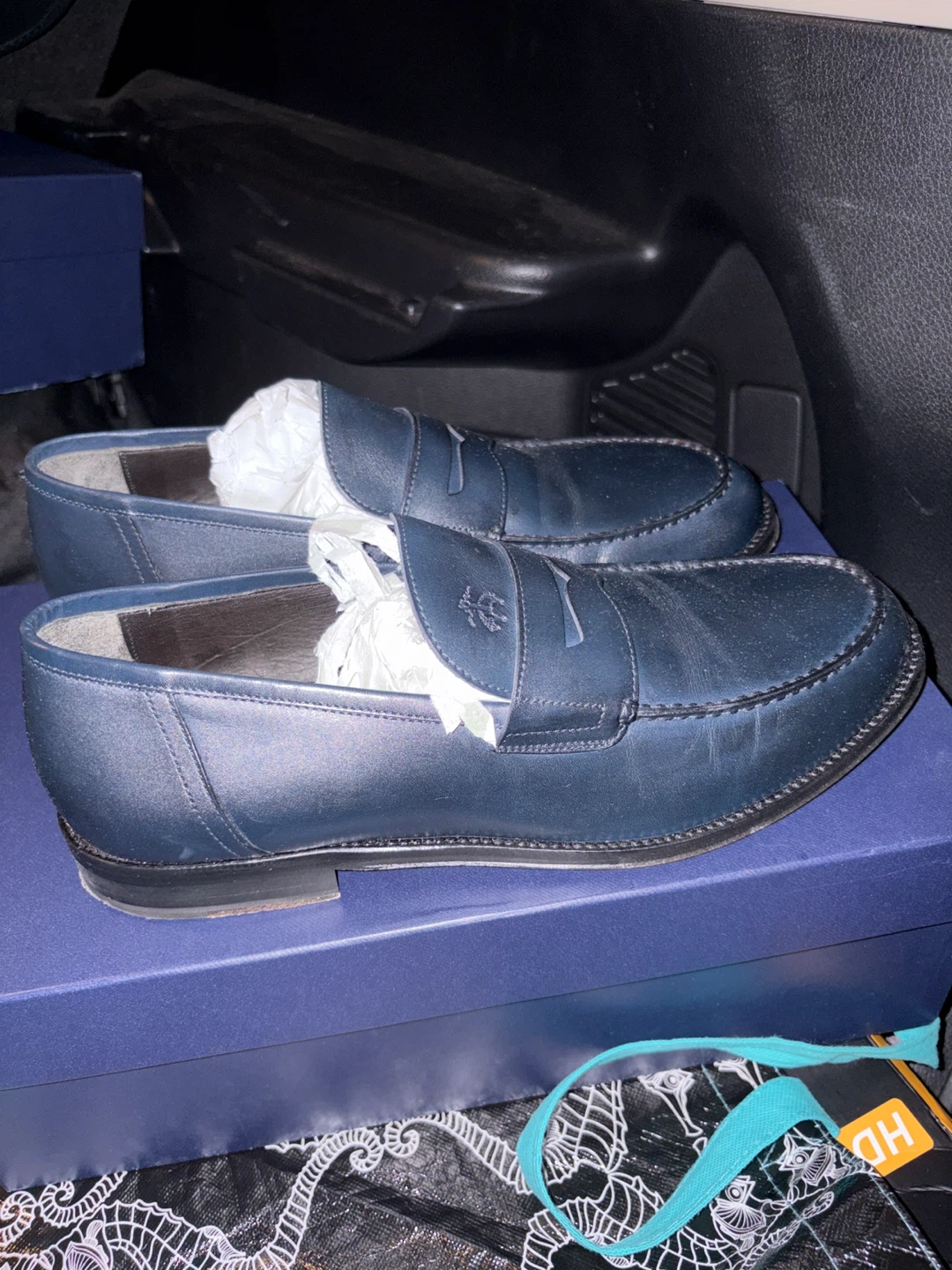 Brooks Brothers Penny Loafers - Navy Blazer - Size 9.5 - photo 5