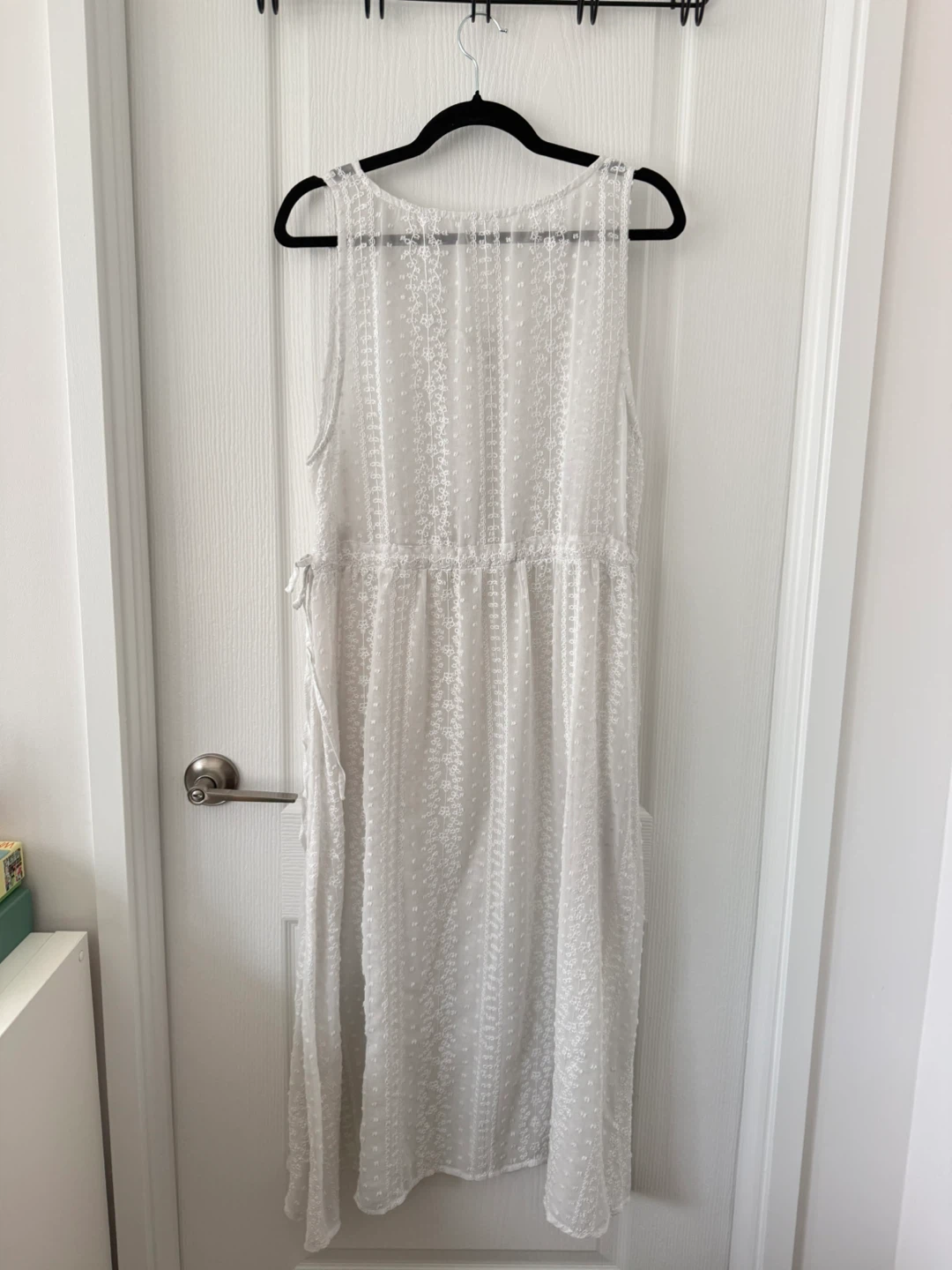White Sheer Midi Dress - photo 3