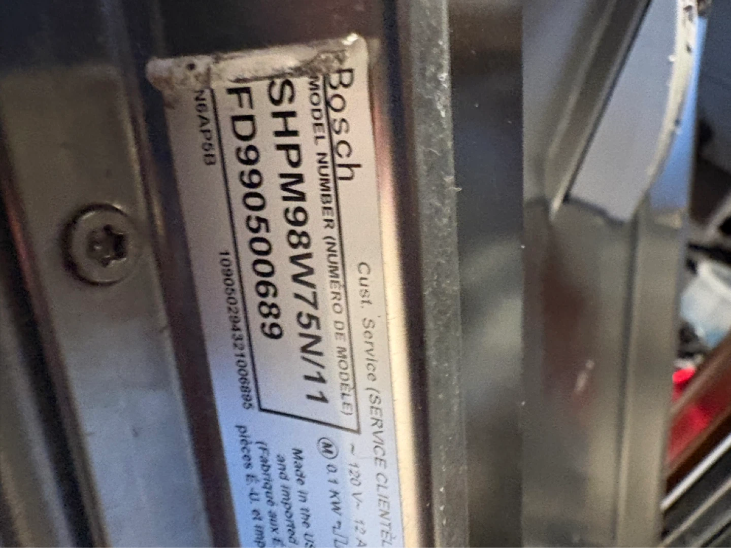 Bosch 800 Series Dishwasher  Stainless Steel Model - photo 2