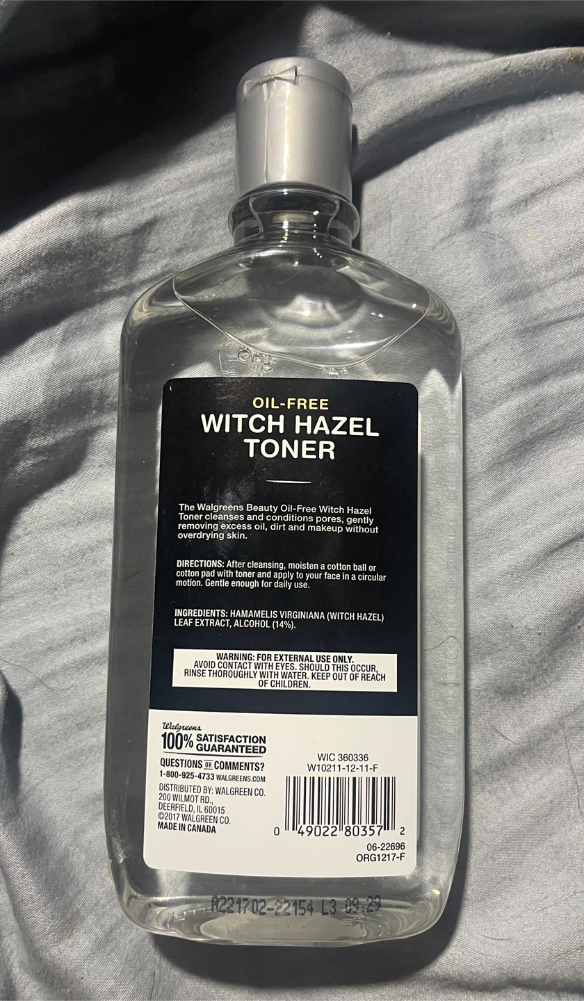 Walgreens Oil-Free Witch Hazel Toner 16 fl oz - photo 2