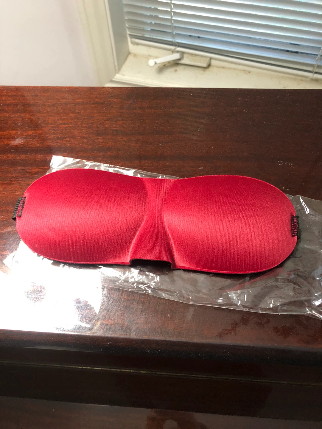 Red Contoured Eye Mask