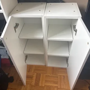 White Two-Door Storage Cabinet