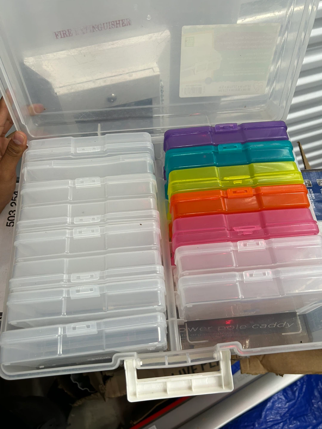 Craft Organizer Storage Case with Small Compartments - photo 2