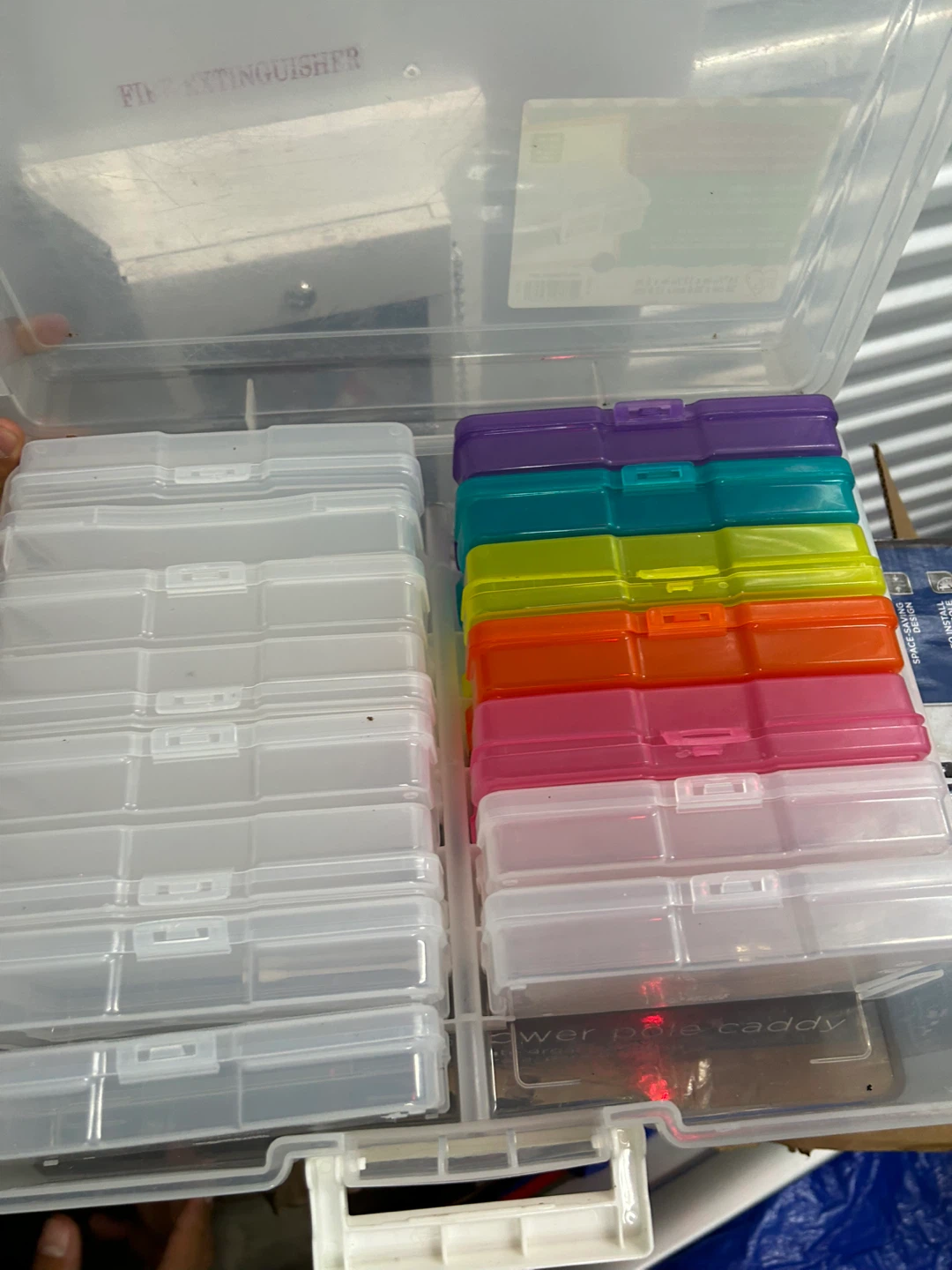 Craft Organizer Storage Case with Small Compartments